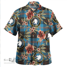Scottish Horsburgh Clan Tartan Hawaiian Shirt - Tropical Old Style Scottish Plaid Tartan Plaid