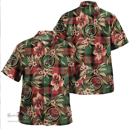 Scottish Fraser of Altyre Ancient Clan Tartan Hawaiian Shirt - Tropical Old Style Scottish Plaid Tartan Plaid