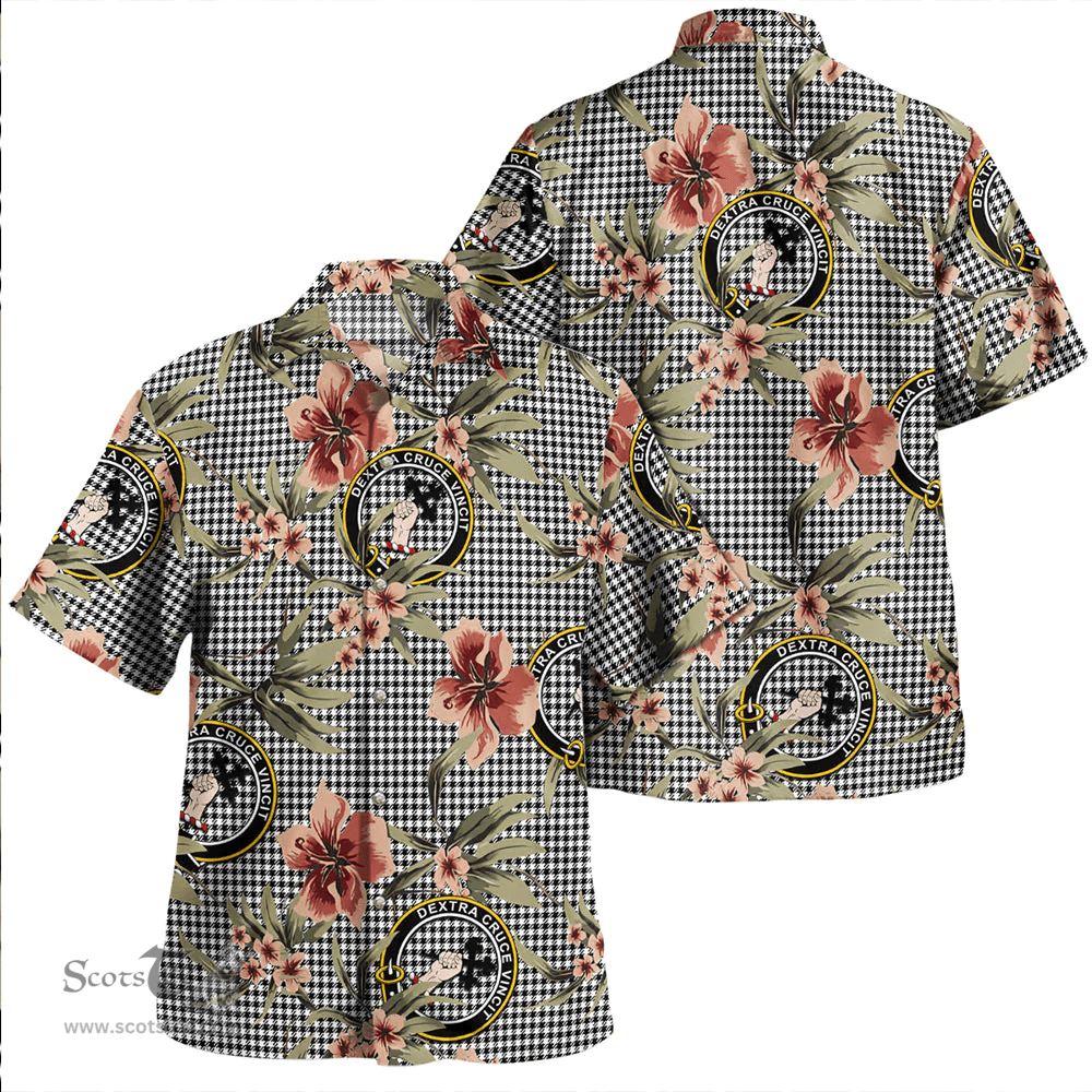 Scottish Shepherd Clan Tartan Hawaiian Shirt - Tropical Old Style Scottish Plaid Tartan Plaid