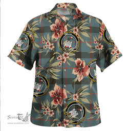 Scottish Kincaid Weathered Clan Tartan Hawaiian Shirt - Tropical Old Style Scottish Plaid Tartan Plaid