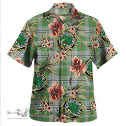 Scottish Irvine of Glentulchan Modern Clan Tartan Hawaiian Shirt - Tropical Old Style Scottish Plaid Tartan Plaid