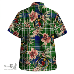 Scottish Spottiswood Clan Tartan Hawaiian Shirt - Tropical Old Style Scottish Plaid Tartan Plaid