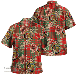 Scottish MacGregor of Balquhidder (Gregor of Balquhidder) Modern Clan Tartan Hawaiian Shirt - Tropical Old Style Scottish Plaid Tartan Plaid