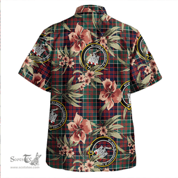 Scottish MacDonald of Clanranald Modern Clan Tartan Hawaiian Shirt - Tropical Old Style Scottish Plaid Tartan Plaid