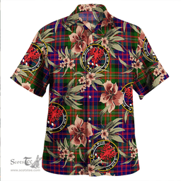 Scottish MacDonnell Clan Tartan Hawaiian Shirt - Tropical Old Style Scottish Plaid Tartan Plaid