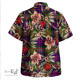 Scottish MacDonnell Clan Tartan Hawaiian Shirt - Tropical Old Style Scottish Plaid Tartan Plaid