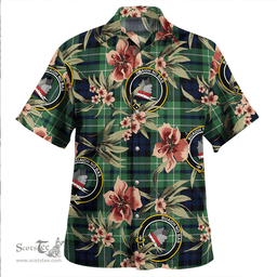 Scottish MacNeil of Colonsay (MacNeil of Barra of Colonsay) Modern Clan Tartan Hawaiian Shirt - Tropical Old Style Scottish Plaid Tartan Plaid