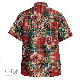 Scottish MacLean of Duart Modern Clan Tartan Hawaiian Shirt - Tropical Old Style Scottish Plaid Tartan Plaid