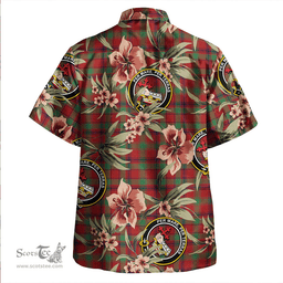 Scottish MacDonald of Aird & Valley (Donald of Aird & Valley) Modern Clan Tartan Hawaiian Shirt - Tropical Old Style Scottish Plaid Tartan Plaid