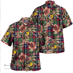 Scottish Forrester Modern Clan Tartan Hawaiian Shirt - Tropical Old Style Scottish Plaid Tartan Plaid