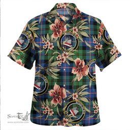 Scottish MacNeil of Barra Old (MacNeill Old) Modern Clan Tartan Hawaiian Shirt - Tropical Old Style Scottish Plaid Tartan Plaid