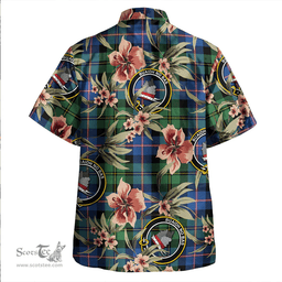 Scottish MacNeil of Barra Old (MacNeill Old) Modern Clan Tartan Hawaiian Shirt - Tropical Old Style Scottish Plaid Tartan Plaid