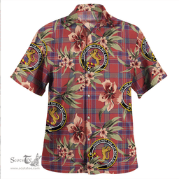 Scottish MacNiven Weathered Clan Tartan Hawaiian Shirt - Tropical Old Style Scottish Plaid Tartan Plaid