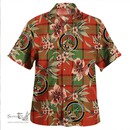 Scottish Maxwell Ancient Clan Tartan Hawaiian Shirt - Tropical Old Style Scottish Plaid Tartan Plaid