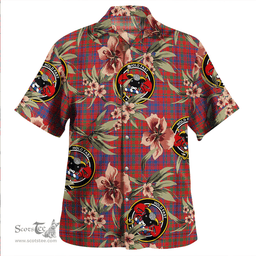 Scottish MacLeod of Tullibardine (Red MacLeod) Modern Clan Tartan Hawaiian Shirt - Tropical Old Style Scottish Plaid Tartan Plaid