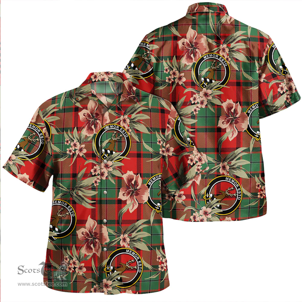 Scottish MacPhail Modern Clan Tartan Hawaiian Shirt - Tropical Old Style Scottish Plaid Tartan Plaid