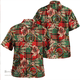 Scottish MacPhail Modern Clan Tartan Hawaiian Shirt - Tropical Old Style Scottish Plaid Tartan Plaid