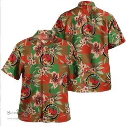 Scottish Moncrieffe Ancient Clan Tartan Hawaiian Shirt - Tropical Old Style Scottish Plaid Tartan Plaid