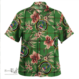 Scottish Marr Ancient Clan Tartan Hawaiian Shirt - Tropical Old Style Scottish Plaid Tartan Plaid