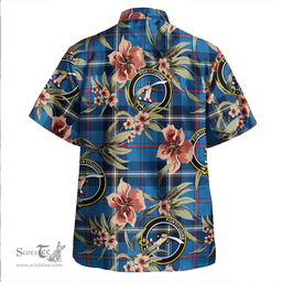 Scottish MacRae of America Modern Clan Tartan Hawaiian Shirt - Tropical Old Style Scottish Plaid Tartan Plaid