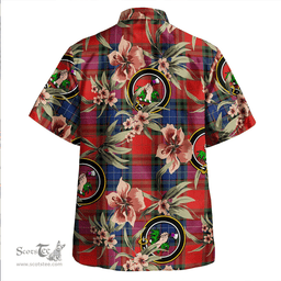 Scottish Manson Modern Clan Tartan Hawaiian Shirt - Tropical Old Style Scottish Plaid Tartan Plaid