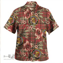 Scottish MacNeish Weathered Clan Tartan Hawaiian Shirt - Tropical Old Style Scottish Plaid Tartan Plaid