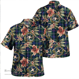 Scottish Murray of Atholl (Murray) Modern Clan Tartan Hawaiian Shirt - Tropical Old Style Scottish Plaid Tartan Plaid