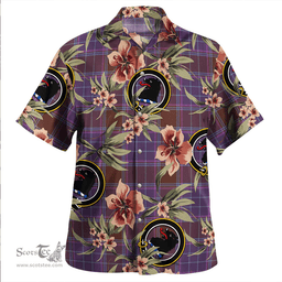 Scottish Phillips Weathered Clan Tartan Hawaiian Shirt - Tropical Old Style Scottish Plaid Tartan Plaid