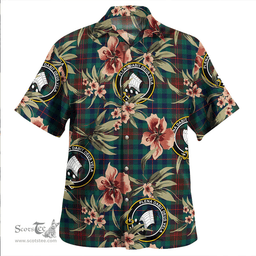 Scottish Tennant Yules Modern Clan Tartan Hawaiian Shirt - Tropical Old Style Scottish Plaid Tartan Plaid