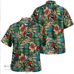 Scottish MacLeod of Assynt Ancient Clan Tartan Hawaiian Shirt - Tropical Old Style Scottish Plaid Tartan Plaid