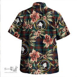 Scottish Tennant Modern Clan Tartan Hawaiian Shirt - Tropical Old Style Scottish Plaid Tartan Plaid