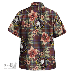 Scottish Tennant Weathered Clan Tartan Hawaiian Shirt - Tropical Old Style Scottish Plaid Tartan Plaid