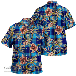 Scottish McKerrell Clan Tartan Hawaiian Shirt - Tropical Old Style Scottish Plaid Tartan Plaid