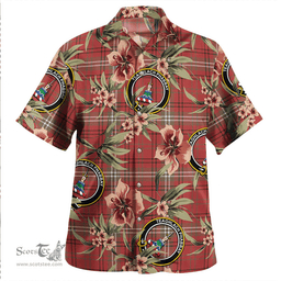 Scottish Morrison Weathered Clan Tartan Hawaiian Shirt - Tropical Old Style Scottish Plaid Tartan Plaid