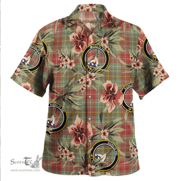 Scottish Muirhead Weathered Clan Tartan Hawaiian Shirt - Tropical Old Style Scottish Plaid Tartan Plaid