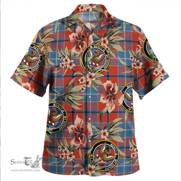 Scottish Wishart Dress Ancient Clan Tartan Hawaiian Shirt - Tropical Old Style Scottish Plaid Tartan Plaid