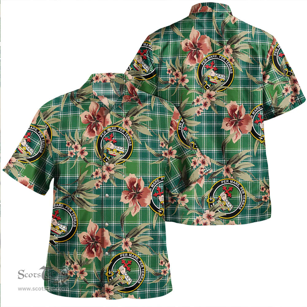 Scottish MacDonald Lord of the Isles Hunting Ancient Clan Tartan Hawaiian Shirt - Tropical Old Style Scottish Plaid Tartan Plaid