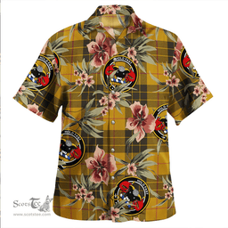 Scottish MacLeod of Lewis Weathered Clan Tartan Hawaiian Shirt - Tropical Old Style Scottish Plaid Tartan Plaid