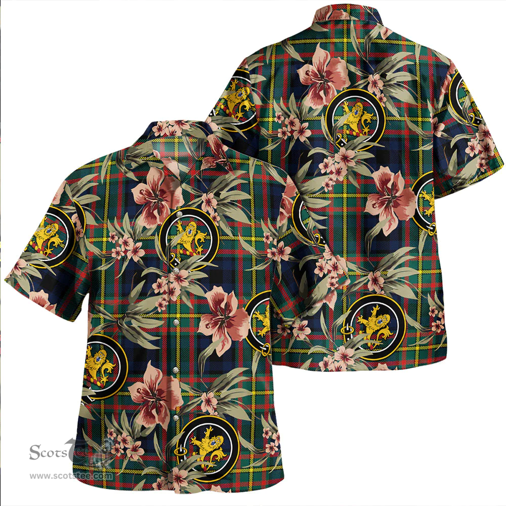 Scottish MacLeish Modern Clan Tartan Hawaiian Shirt - Tropical Old Style Scottish Plaid Tartan Plaid