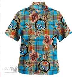Scottish Traill (Trayle) Weathered Clan Tartan Hawaiian Shirt - Tropical Old Style Scottish Plaid Tartan Plaid