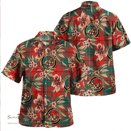 Scottish MacAulay Modern Clan Tartan Hawaiian Shirt - Tropical Old Style Scottish Plaid Tartan Plaid