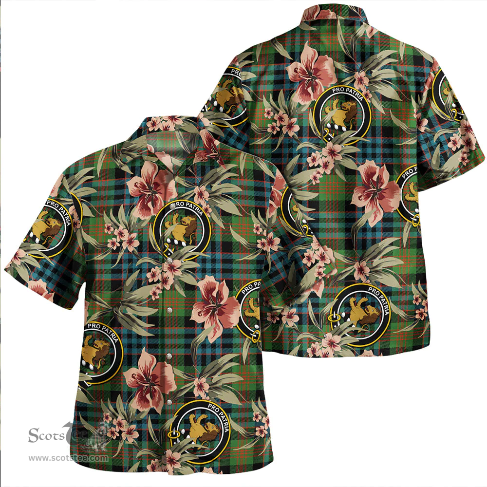 Scottish Newlands (Walker Newlands) Ancient Clan Tartan Hawaiian Shirt - Tropical Old Style Scottish Plaid Tartan Plaid