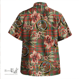 Scottish MacKinnon Ancient Clan Tartan Hawaiian Shirt - Tropical Old Style Scottish Plaid Tartan Plaid