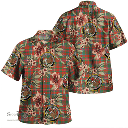 Scottish MacKinnon Ancient Clan Tartan Hawaiian Shirt - Tropical Old Style Scottish Plaid Tartan Plaid