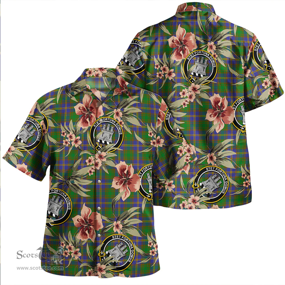 Scottish Strange of Balkaskie Clan Tartan Hawaiian Shirt - Tropical Old Style Scottish Plaid Tartan Plaid