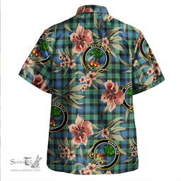 Scottish Mouat Clan Tartan Hawaiian Shirt - Tropical Old Style Scottish Plaid Tartan Plaid
