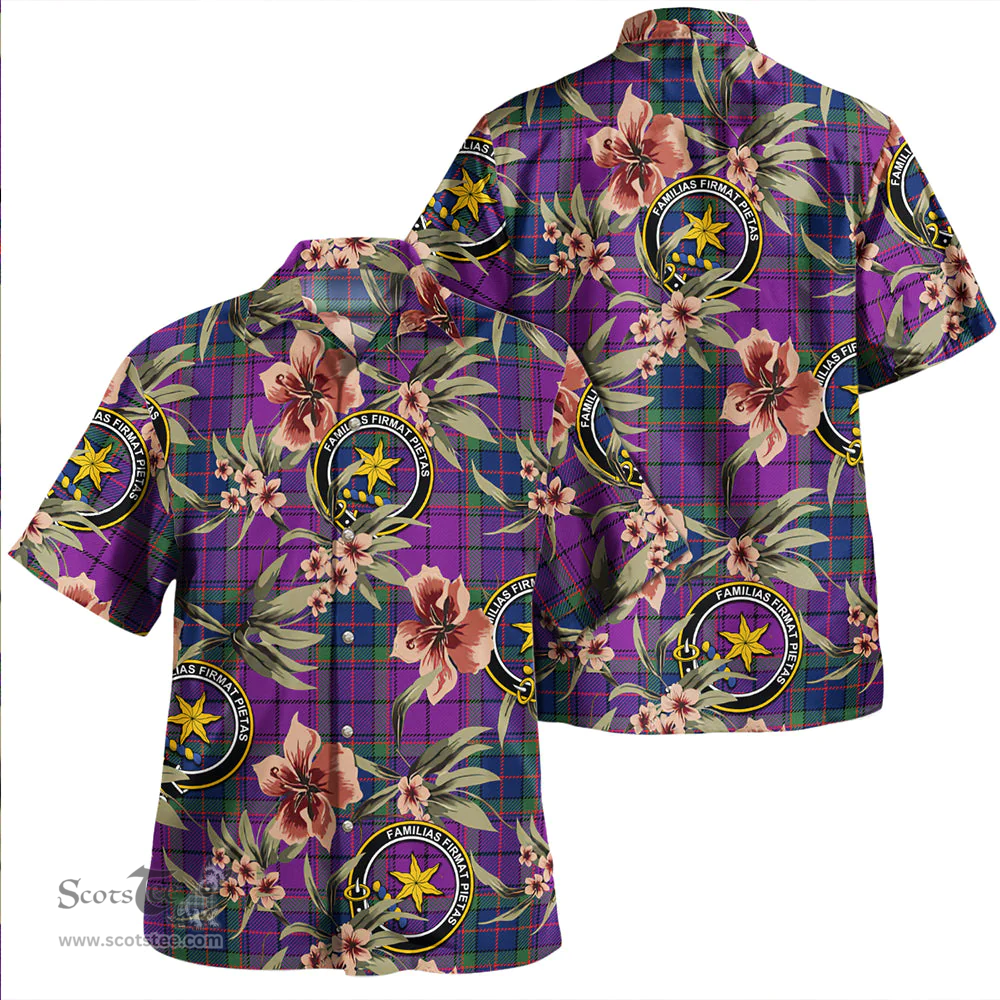 Scottish Wardlaw Modern Clan Tartan Hawaiian Shirt - Tropical Old Style Scottish Plaid Tartan Plaid