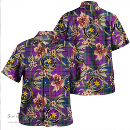 Scottish Wardlaw Modern Clan Tartan Hawaiian Shirt - Tropical Old Style Scottish Plaid Tartan Plaid