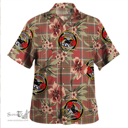 Scottish MacLeod of Gesto Weathered Clan Tartan Hawaiian Shirt - Tropical Old Style Scottish Plaid Tartan Plaid