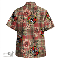 Scottish MacLeod of Gesto Weathered Clan Tartan Hawaiian Shirt - Tropical Old Style Scottish Plaid Tartan Plaid